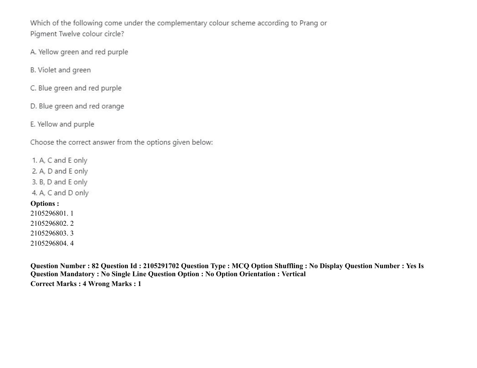 ICAR AIEEA PG 2020 HOME SCIENCE Question Paper - Page 45