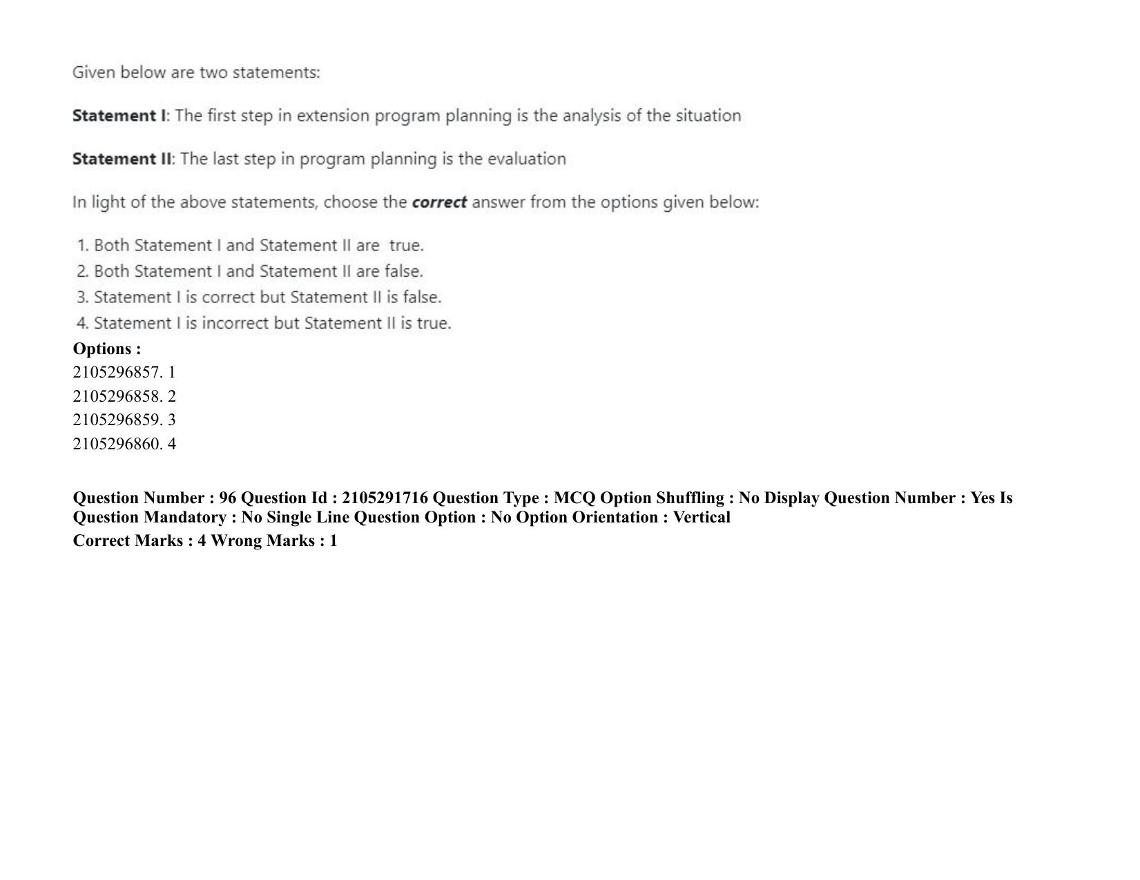 ICAR AIEEA PG 2020 HOME SCIENCE Question Paper - Page 58