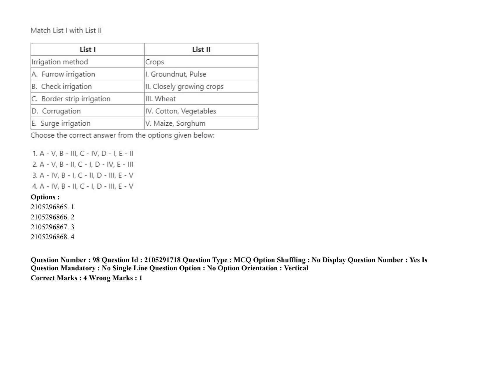 ICAR AIEEA PG 2020 HOME SCIENCE Question Paper - Page 60