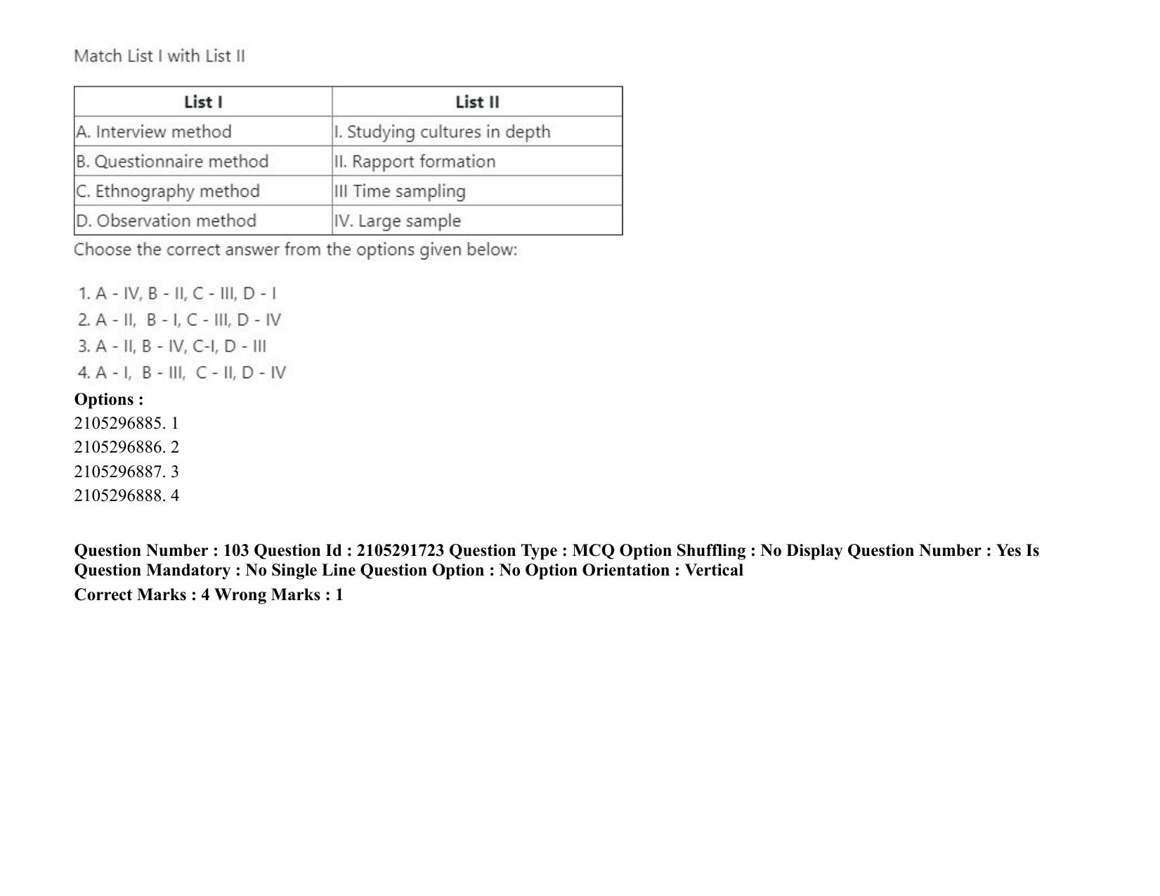 ICAR AIEEA PG 2020 HOME SCIENCE Question Paper - Page 65