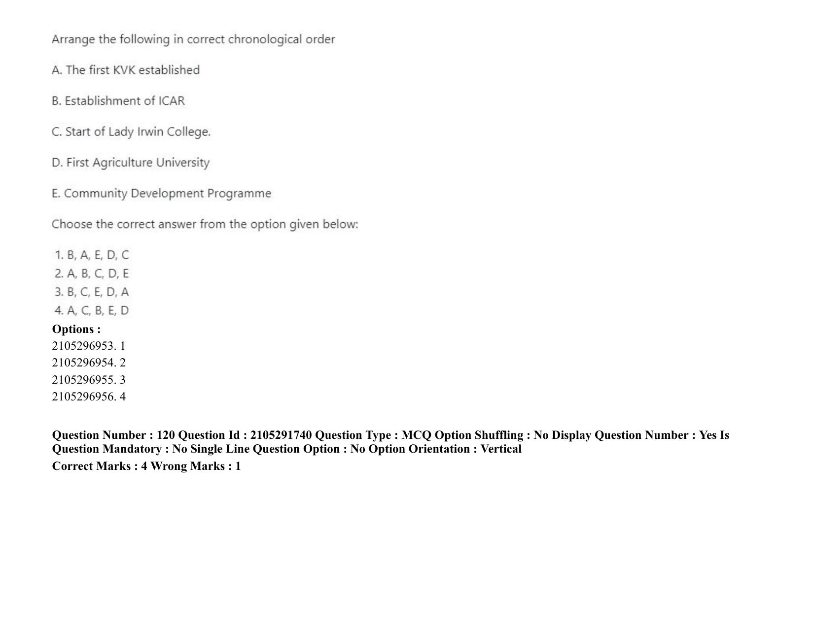 ICAR AIEEA PG 2020 HOME SCIENCE Question Paper - Page 82