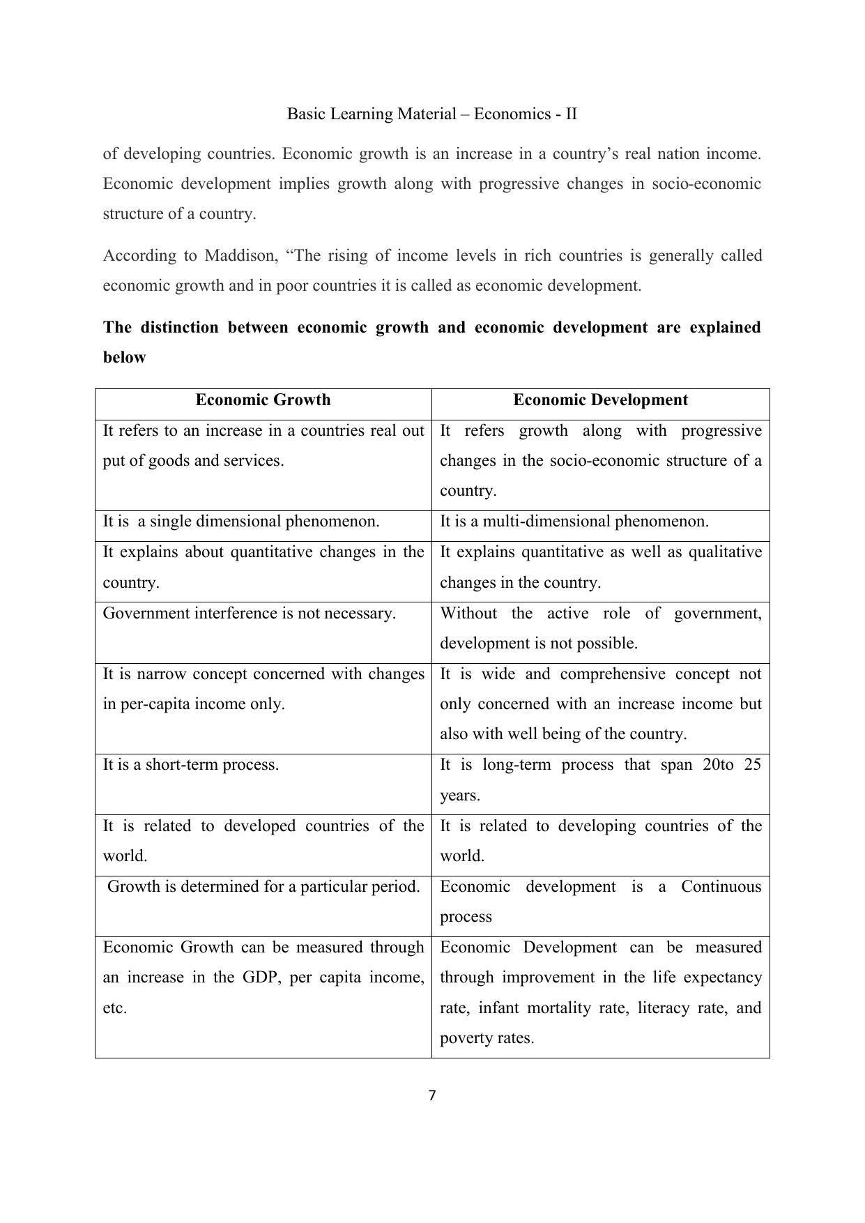 TS SCERT Inter 2nd Year Economics II yr EM Path 1 (Telugu Medium) Text Book - Page 8