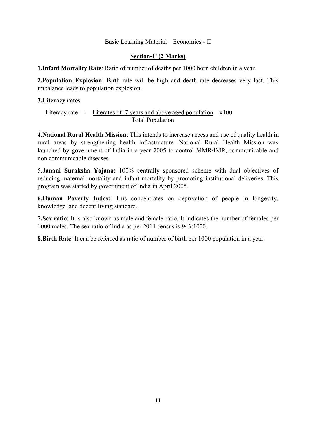 TS SCERT Inter 2nd Year Economics II yr EM Path 1 (Telugu Medium) Text Book - Page 12