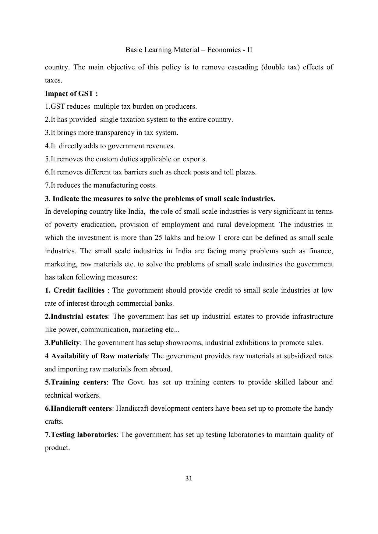 TS SCERT Inter 2nd Year Economics II yr EM Path 1 (Telugu Medium) Text Book - Page 32