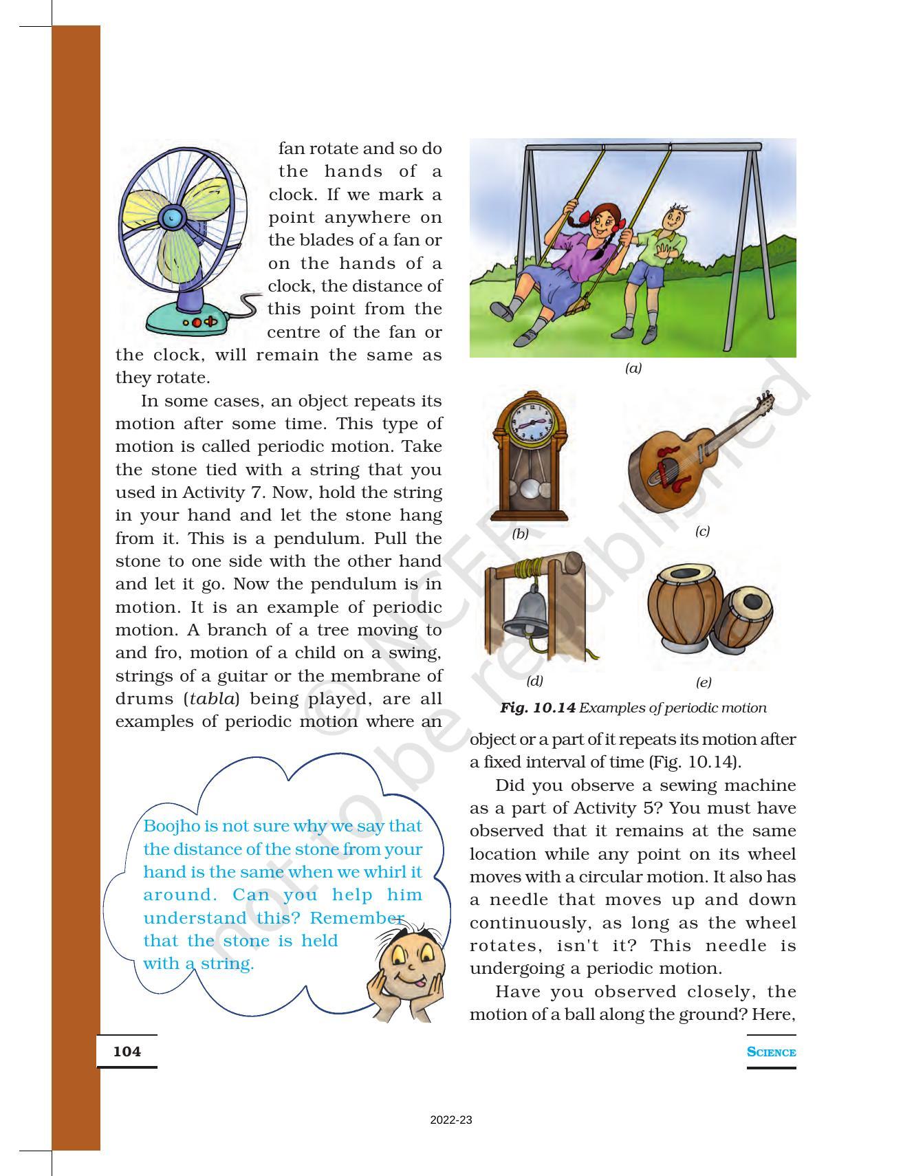 NCERT Book for Class 6 Science: Chapter 10-Motion and Measurement of Distances - Page 10