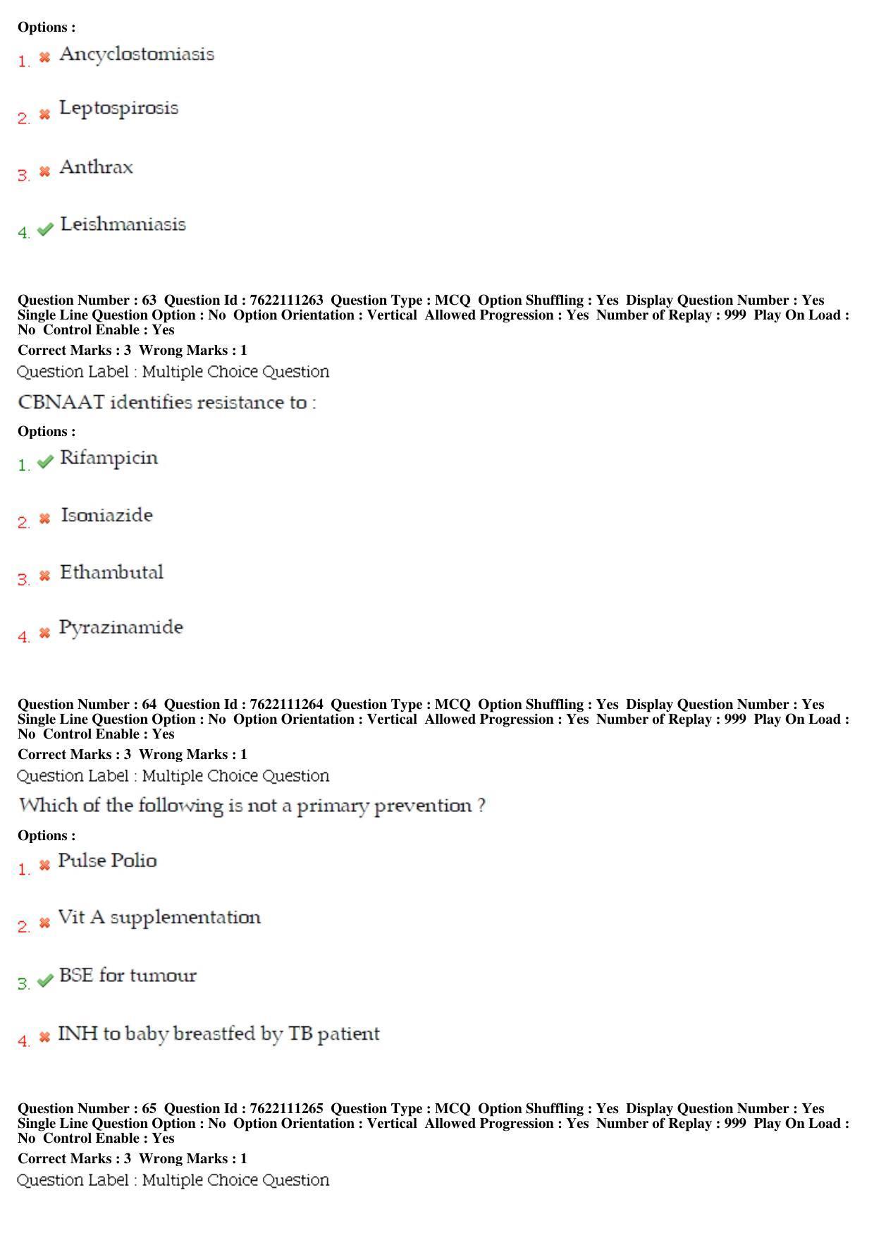BHU RET Community Medicine 2019 Question Paper  - Page 30