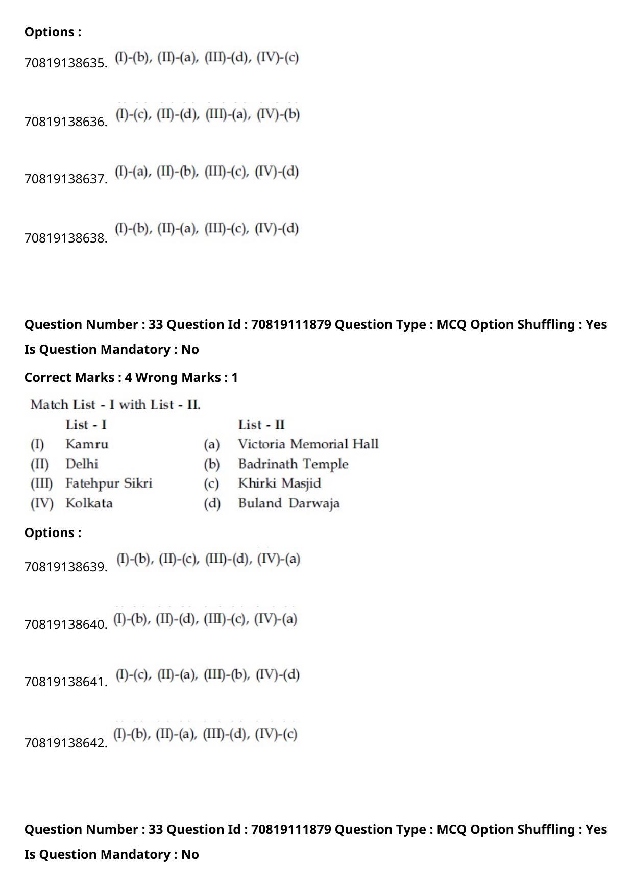 JEE Mains 2021: B Planning Bengali (Shift 2) 23-02-2021 Question Paper - Page 36