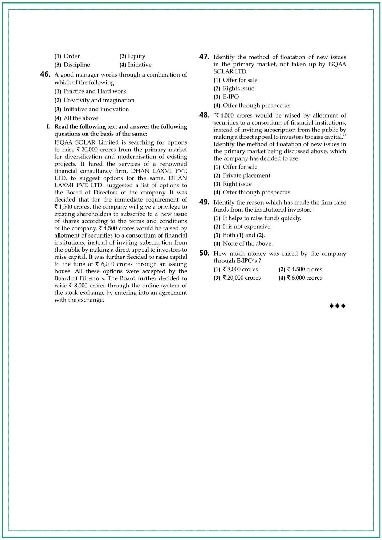 CUET UG Business Studies Sample Paper 10 - Page 5