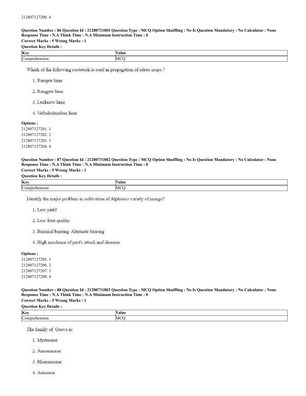 CUET 2023 English Odia Shift 3 Question Papers - Page 50