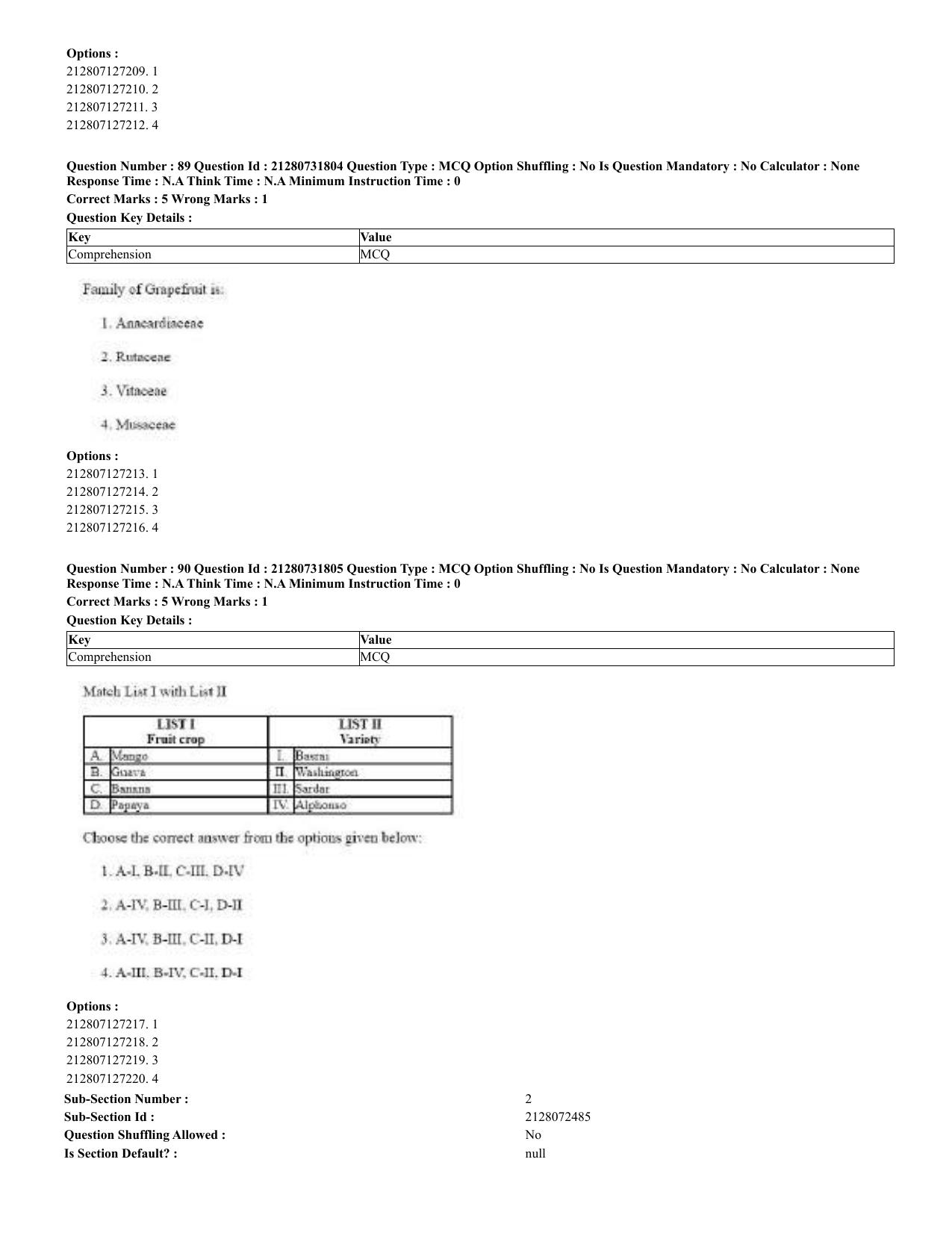 CUET 2023 English Odia Shift 3 Question Papers - Page 51