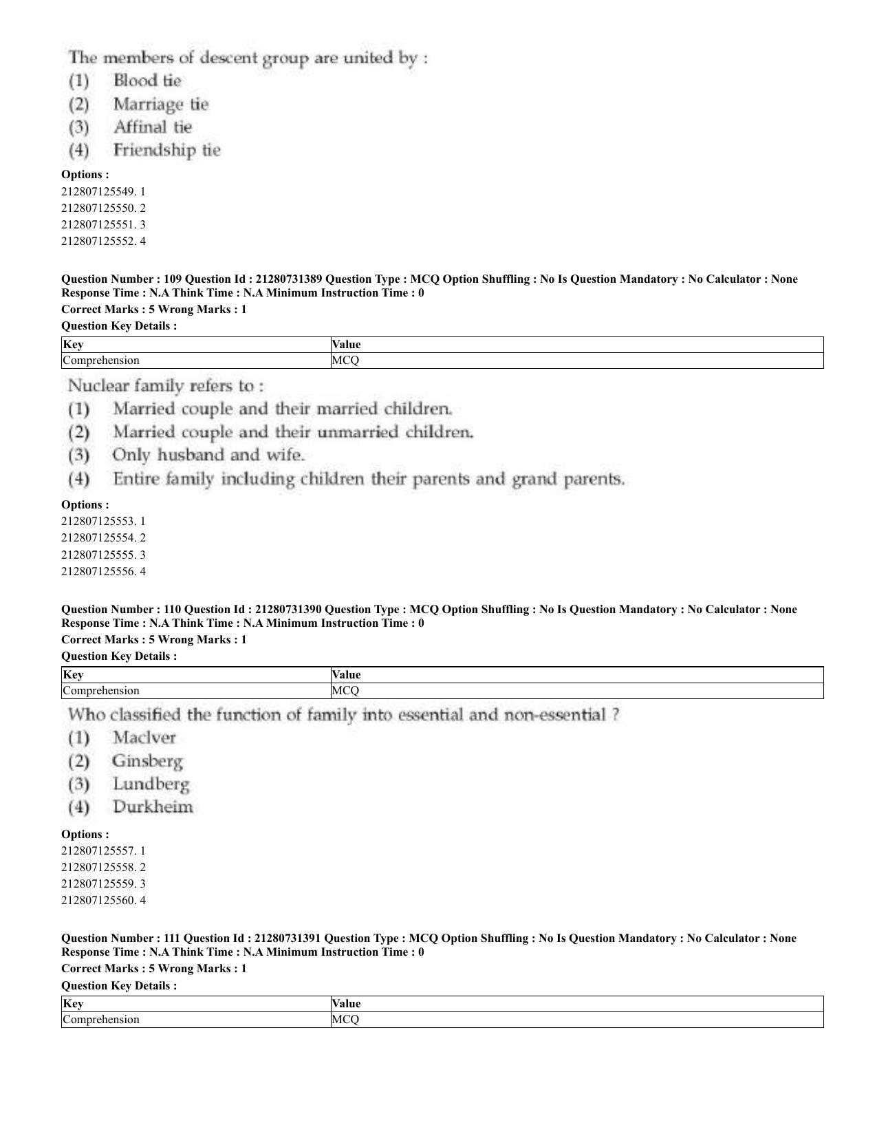 CUET 2023 English Odia Shift 3 Question Papers - Page 60