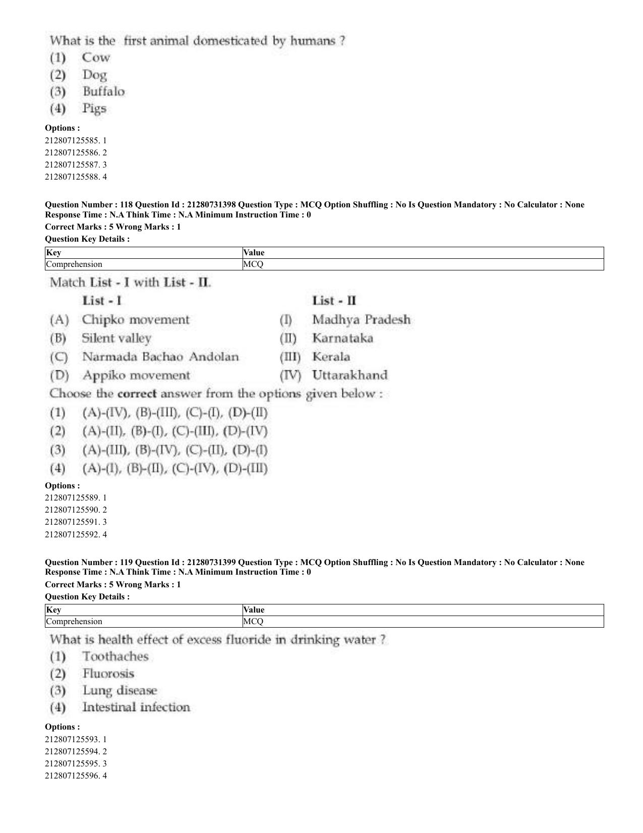 CUET 2023 English Odia Shift 3 Question Papers - Page 63