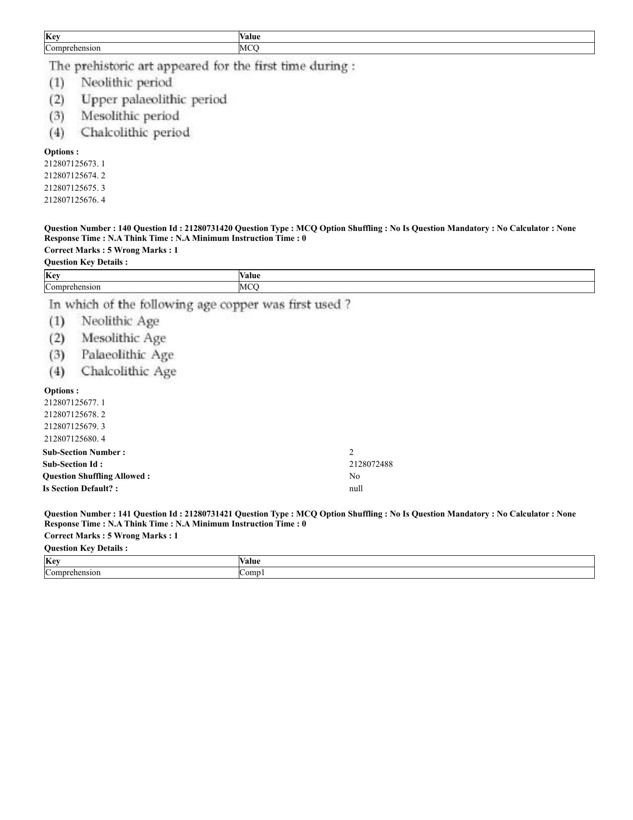 CUET 2023 English Odia Shift 3 Question Papers - Page 71