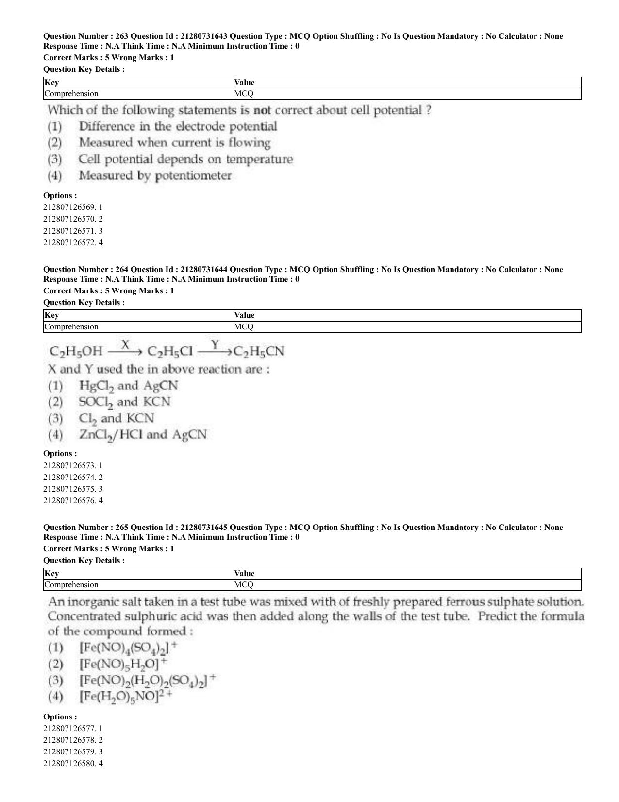 CUET 2023 English Odia Shift 3 Question Papers - Page 133