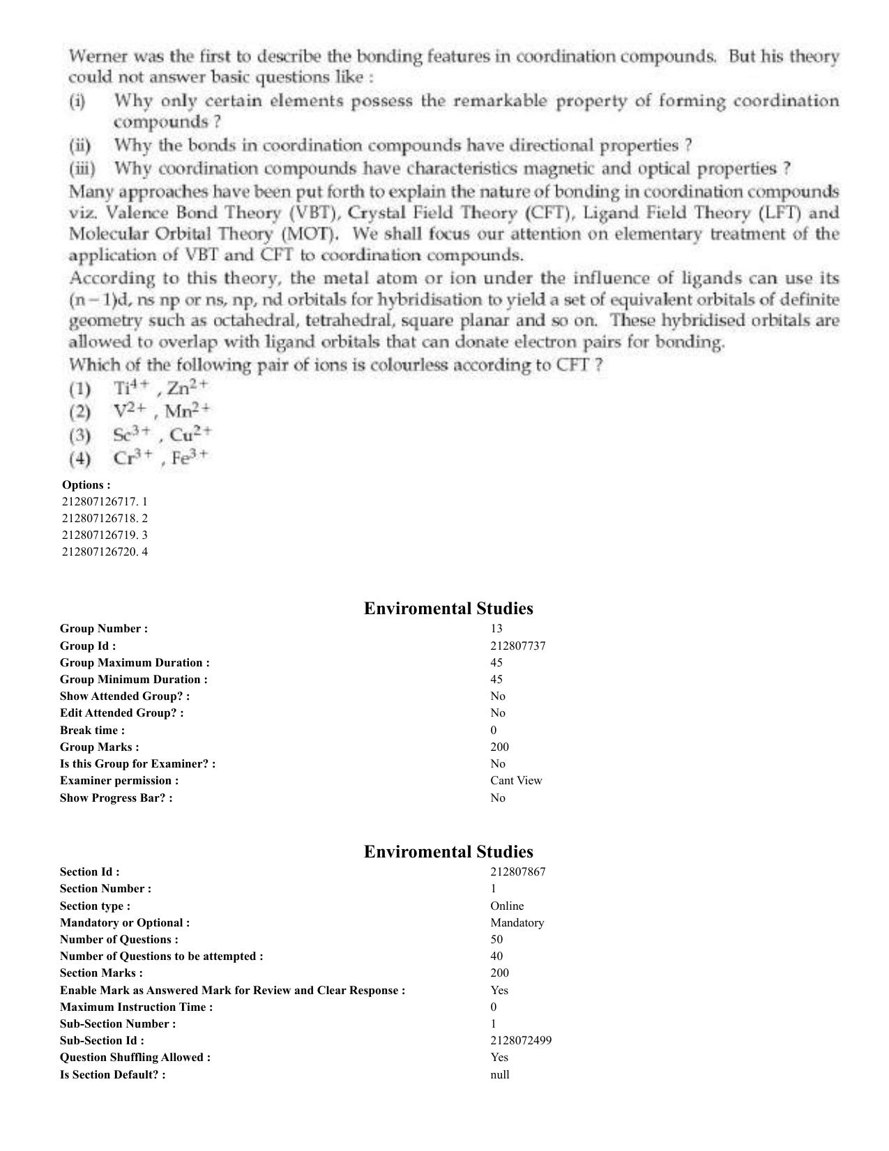 CUET 2023 English Odia Shift 3 Question Papers - Page 153