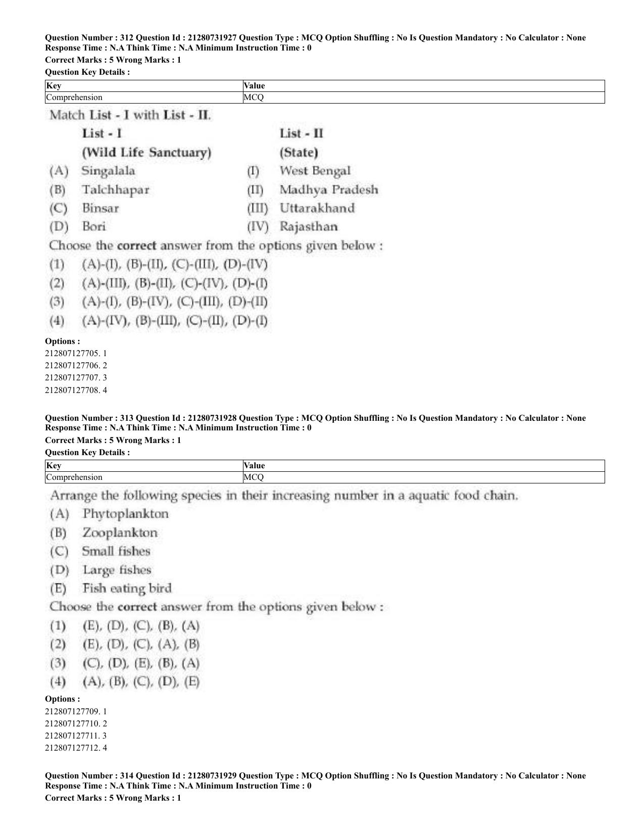 CUET 2023 English Odia Shift 3 Question Papers - Page 158