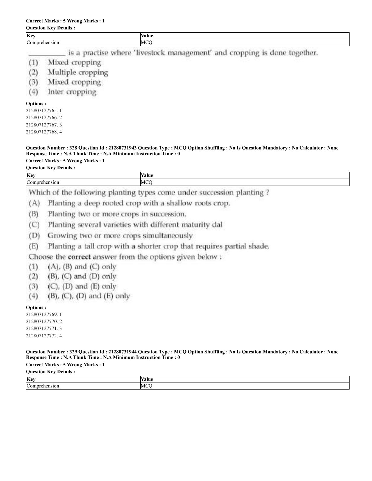 CUET 2023 English Odia Shift 3 Question Papers - Page 164