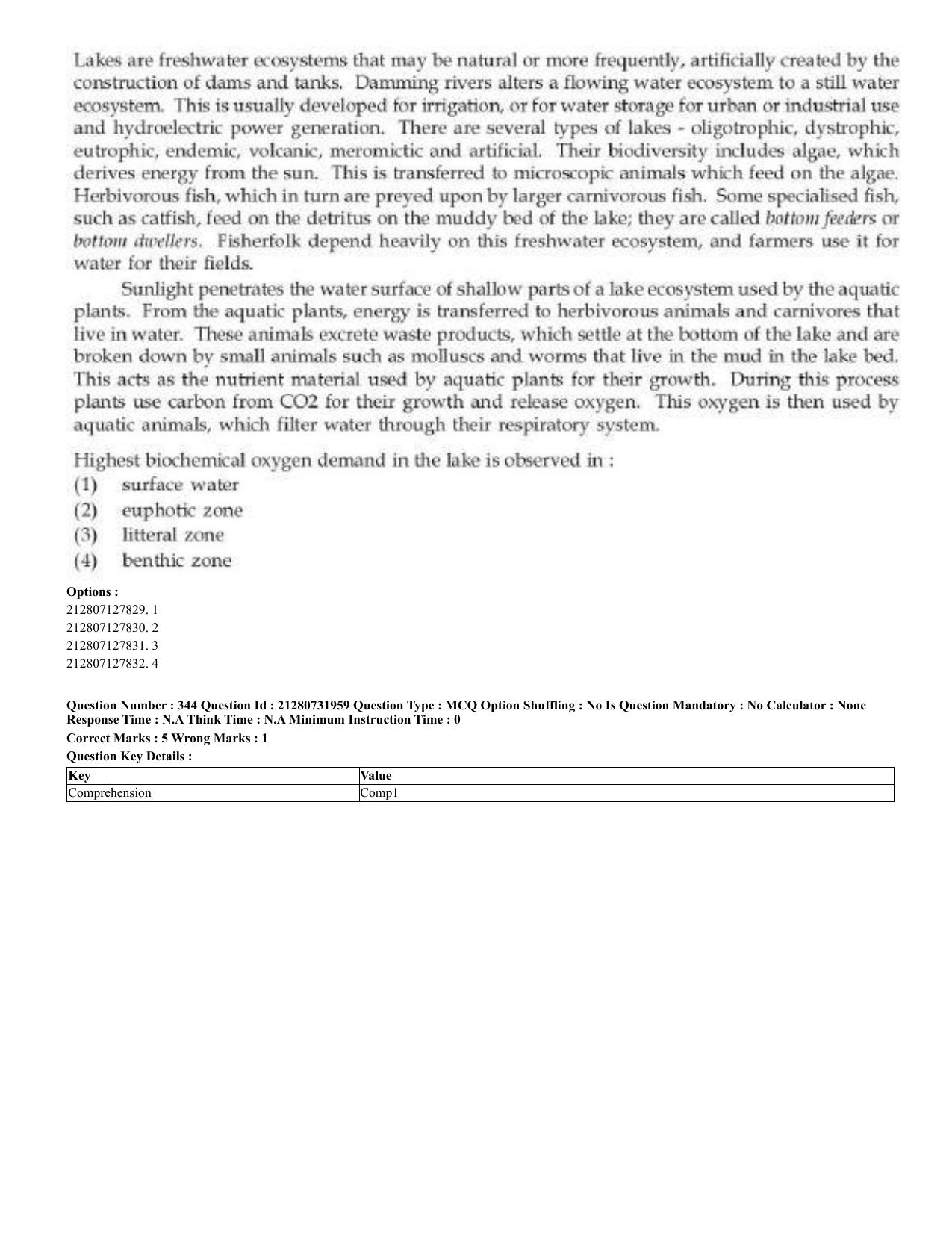 CUET 2023 English Odia Shift 3 Question Papers - Page 172