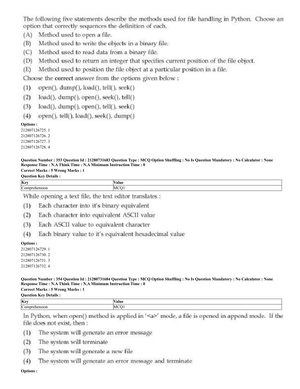CUET 2023 English Odia Shift 3 Question Papers - Page 178
