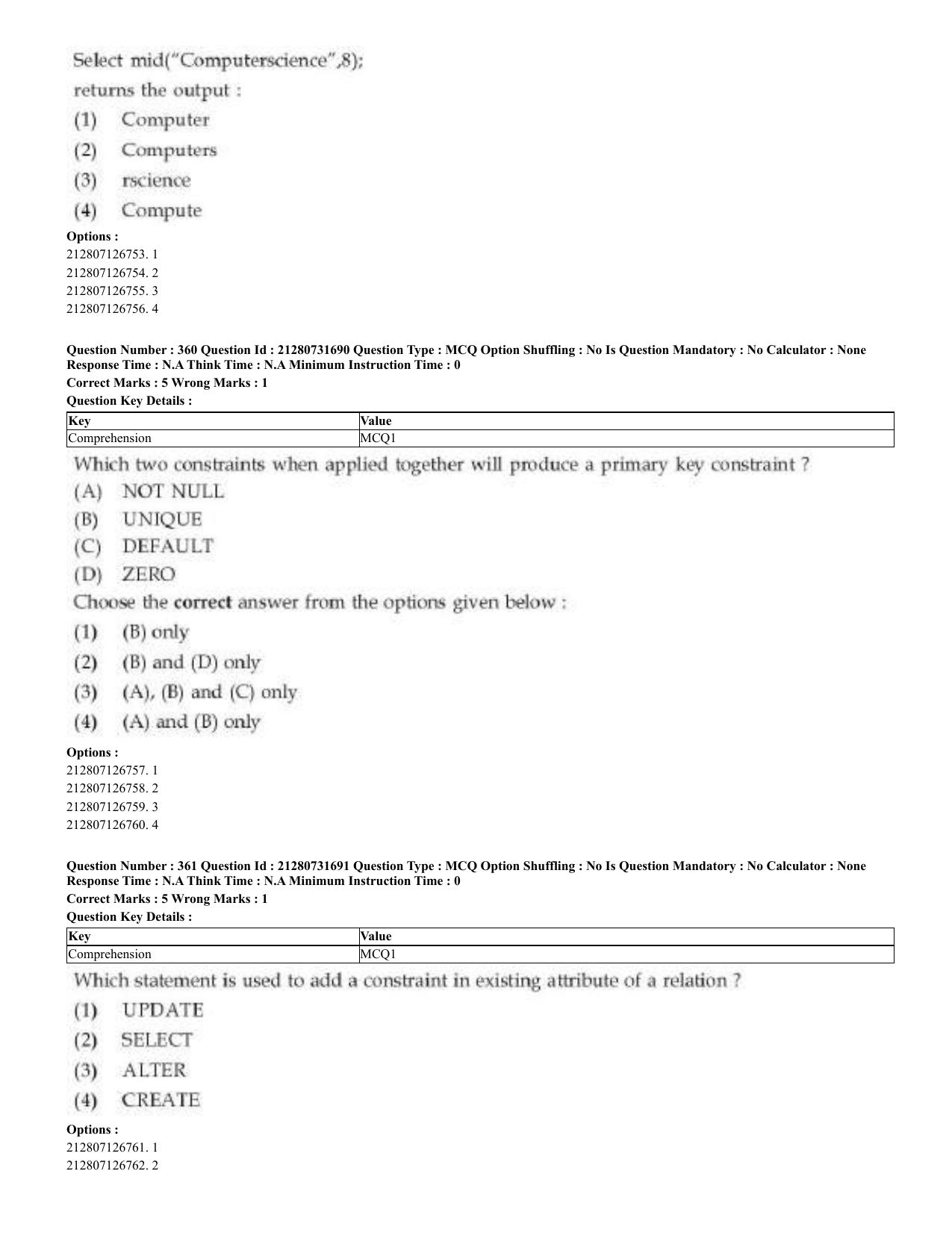 CUET 2023 English Odia Shift 3 Question Papers - Page 181