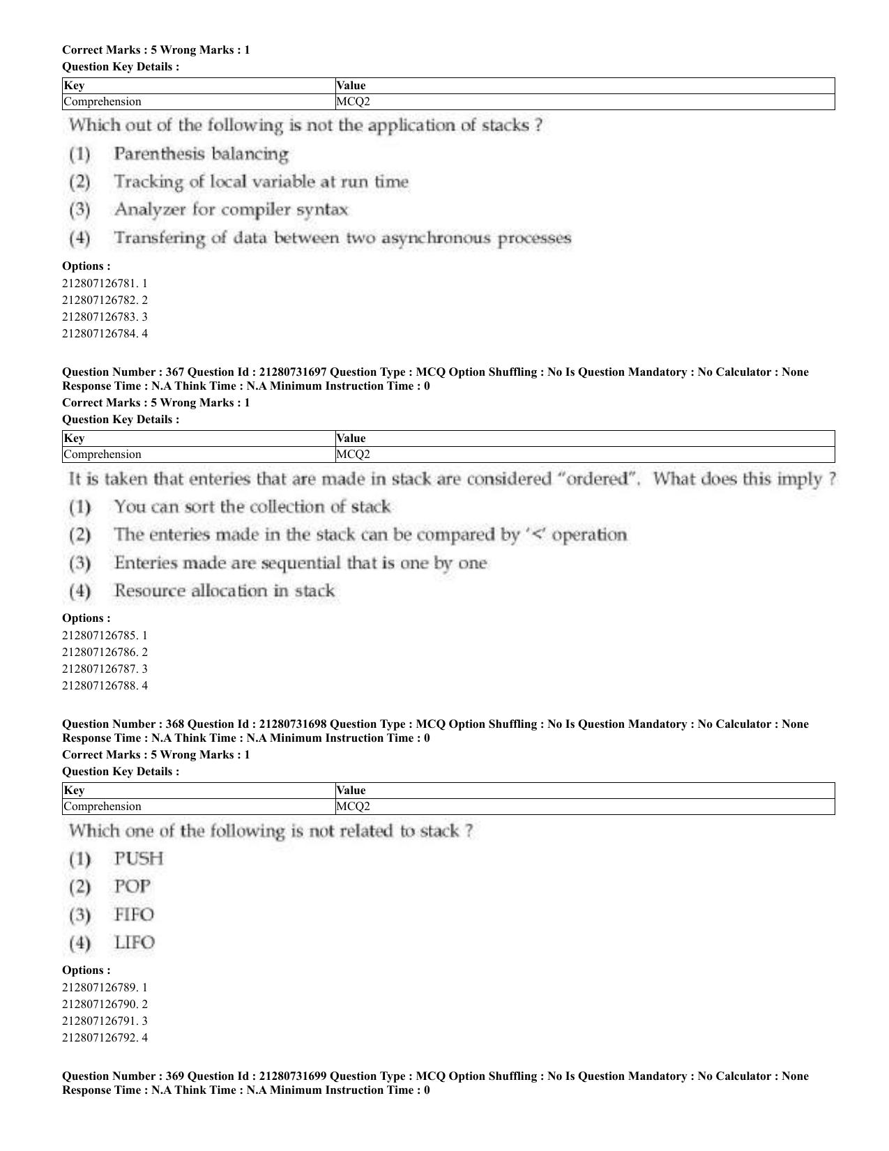 CUET 2023 English Odia Shift 3 Question Papers - Page 184