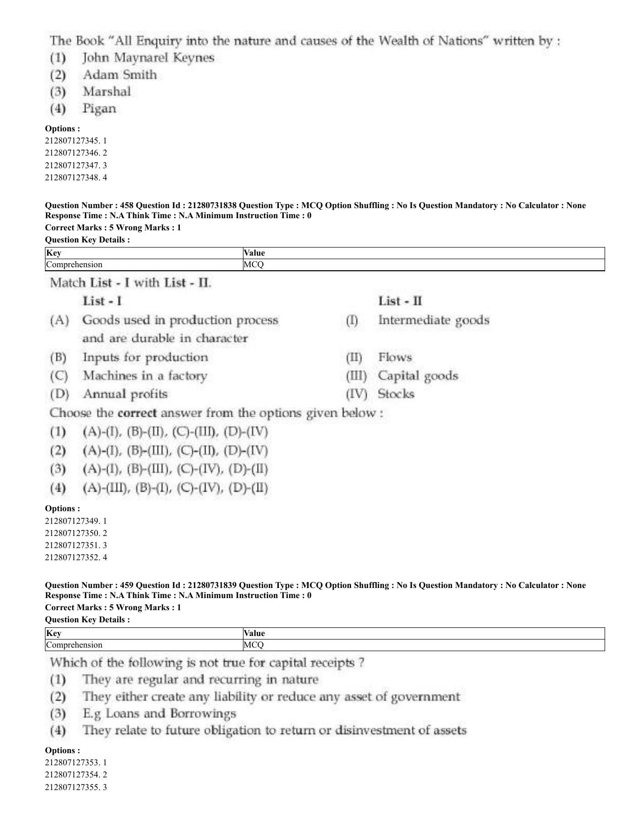 CUET 2023 English Odia Shift 3 Question Papers - Page 229