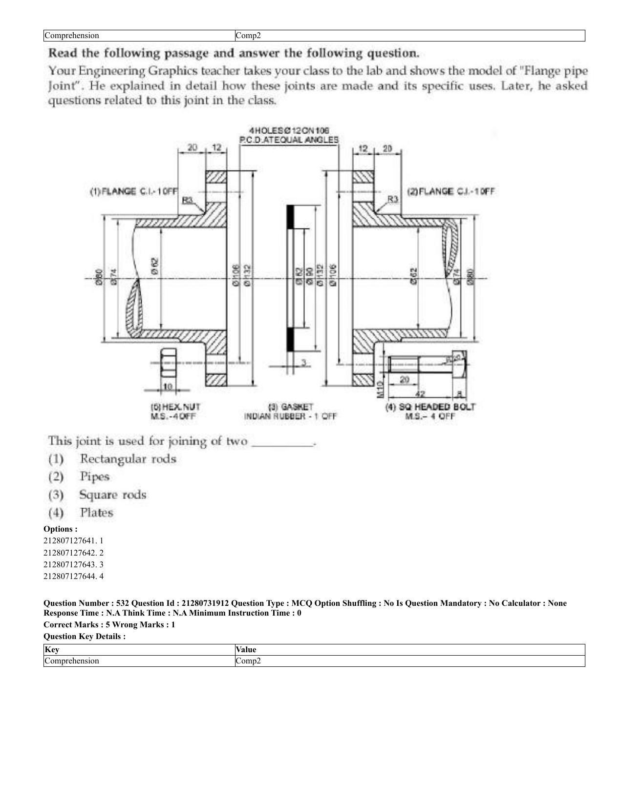 CUET 2023 English Odia Shift 3 Question Papers - Page 265
