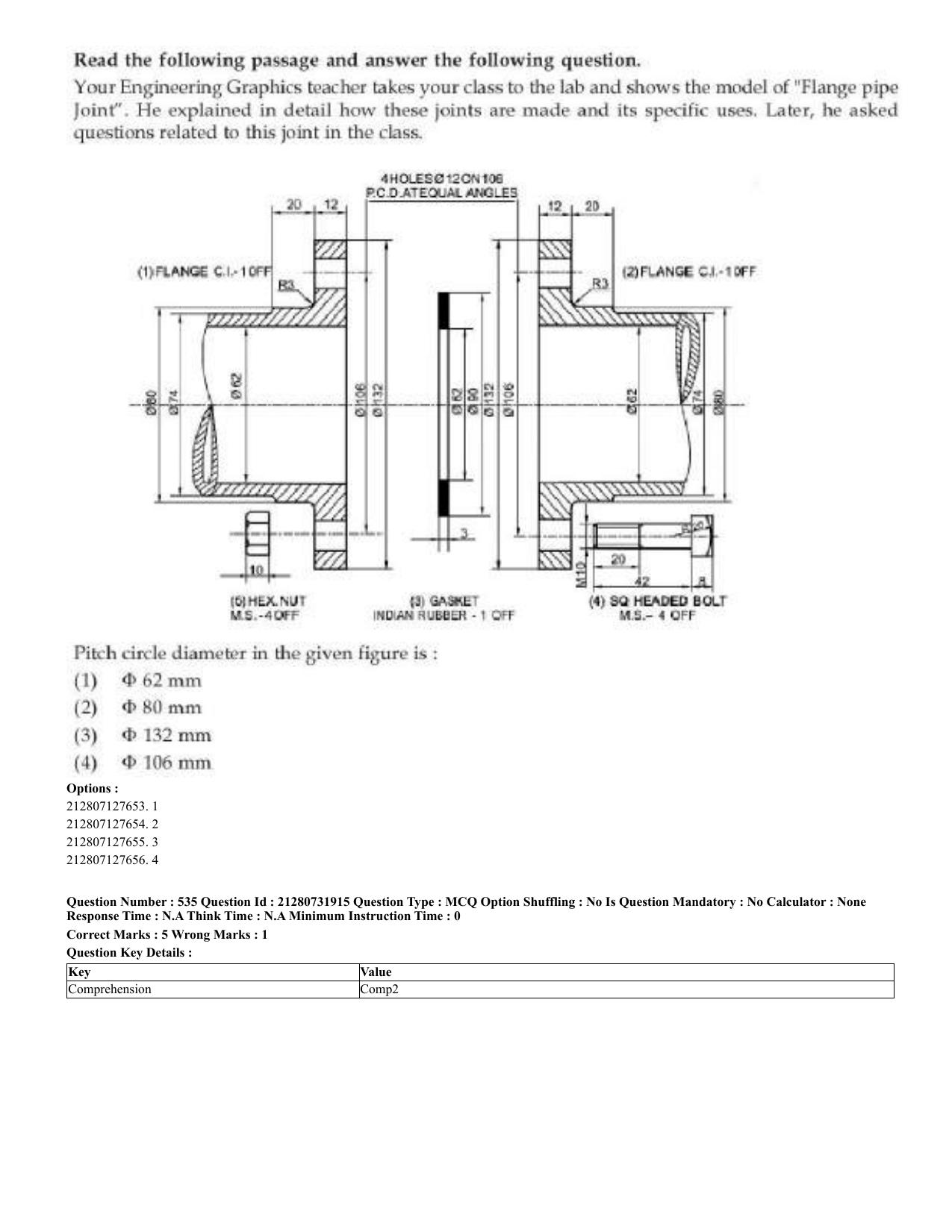 CUET 2023 English Odia Shift 3 Question Papers - Page 268