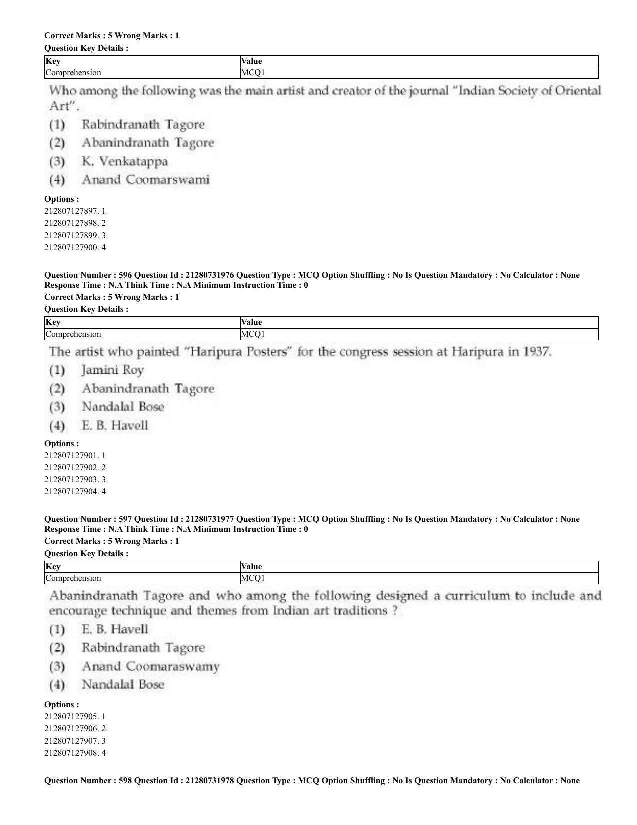 CUET 2023 English Odia Shift 3 Question Papers - Page 297