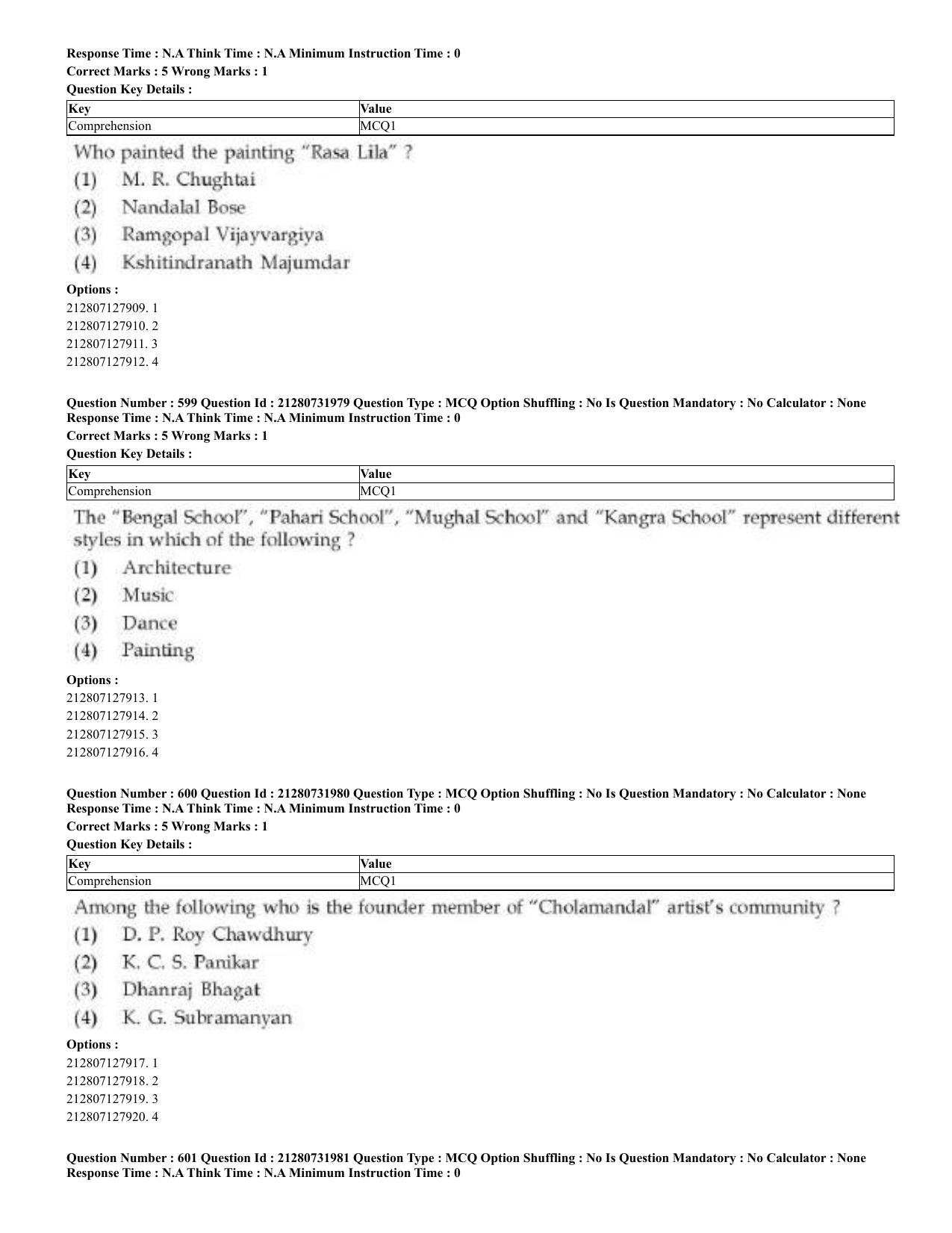 CUET 2023 English Odia Shift 3 Question Papers - Page 298