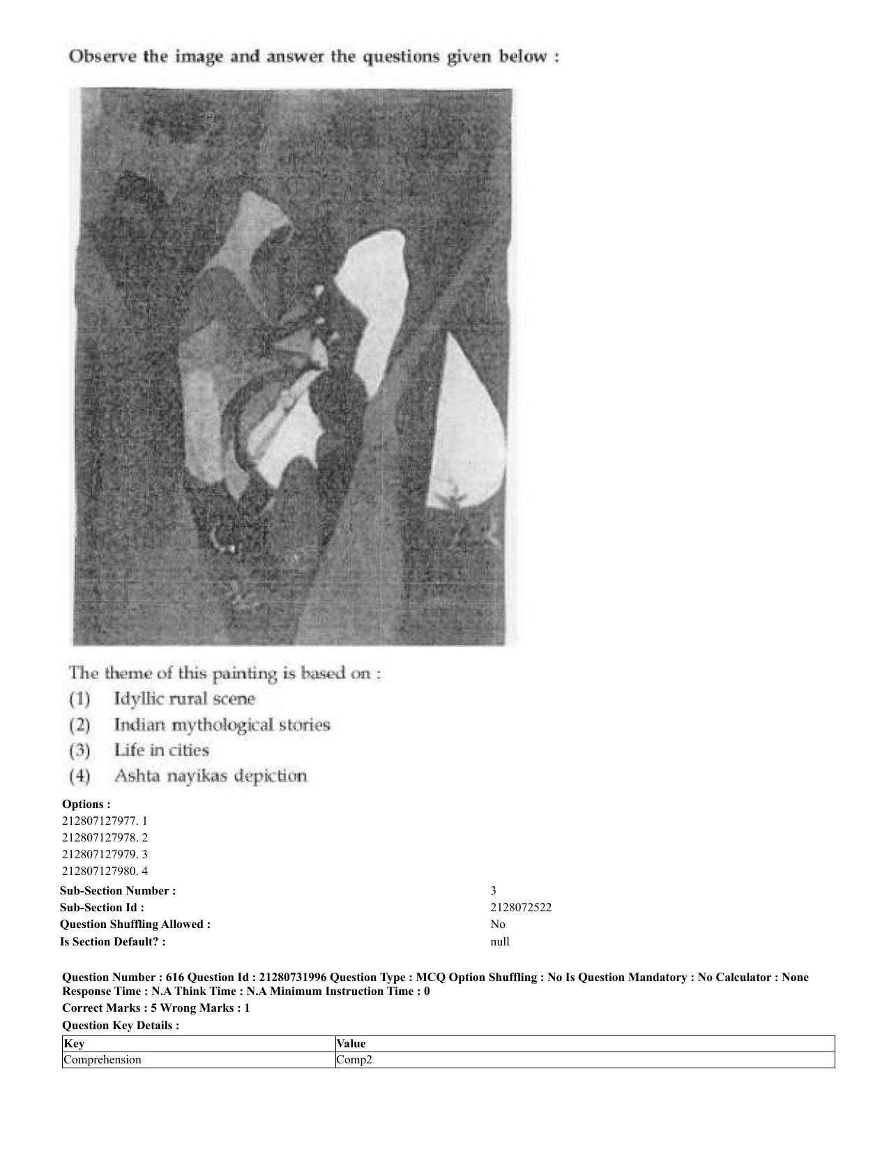 CUET 2023 English Odia Shift 3 Question Papers - Page 307