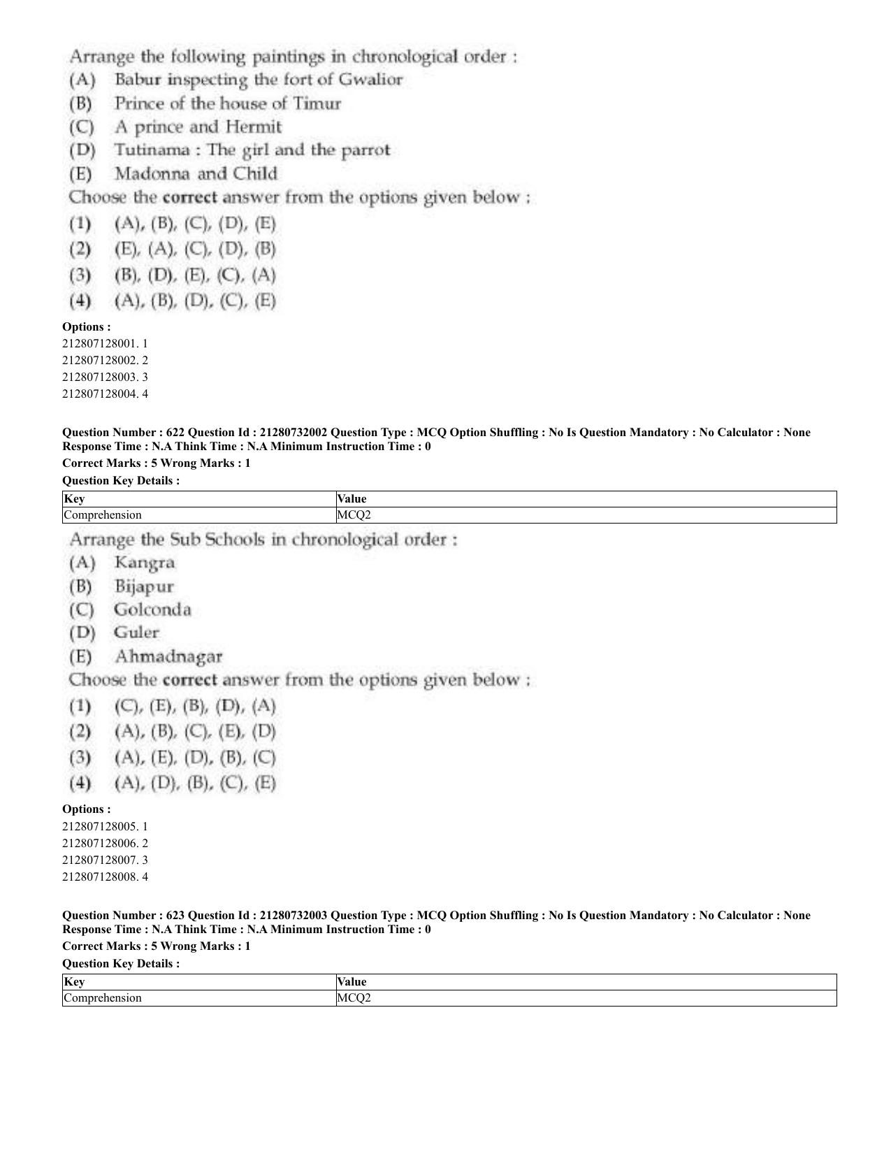 CUET 2023 English Odia Shift 3 Question Papers - Page 313