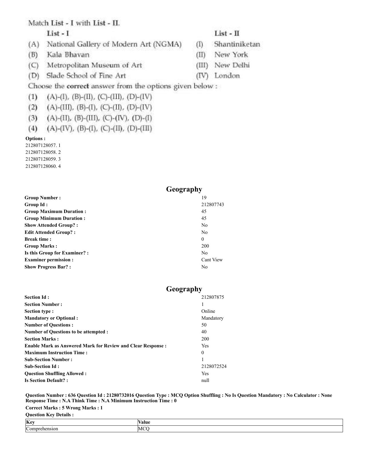 CUET 2023 English Odia Shift 3 Question Papers - Page 320