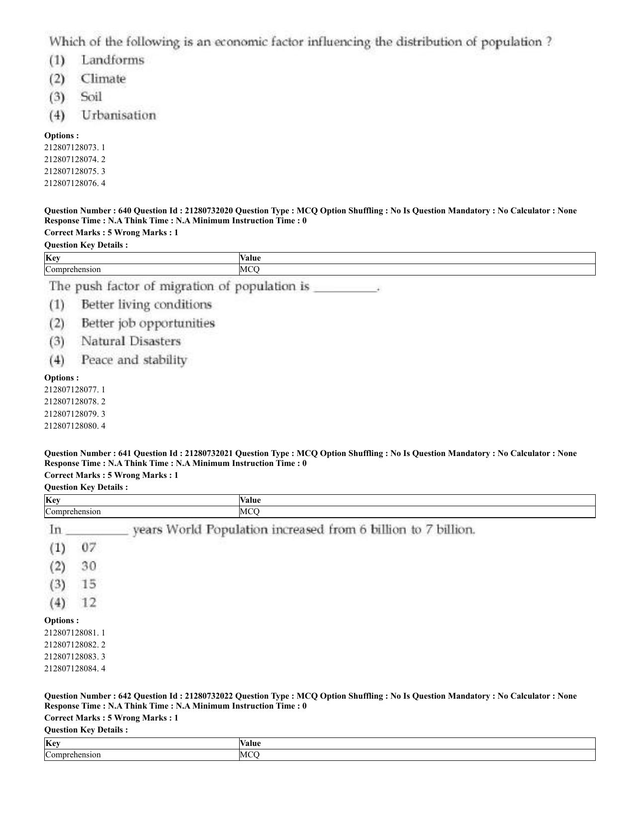 CUET 2023 English Odia Shift 3 Question Papers - Page 322