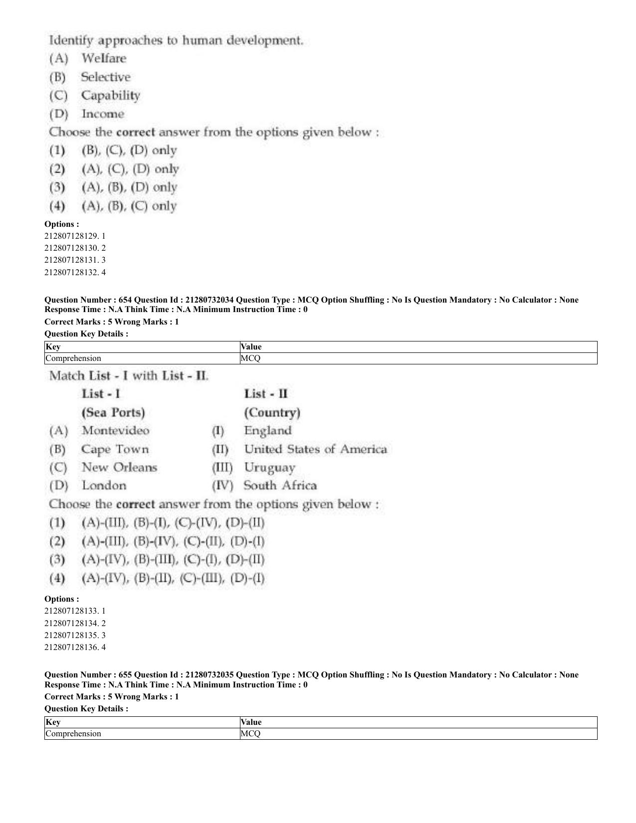 CUET 2023 English Odia Shift 3 Question Papers - Page 327