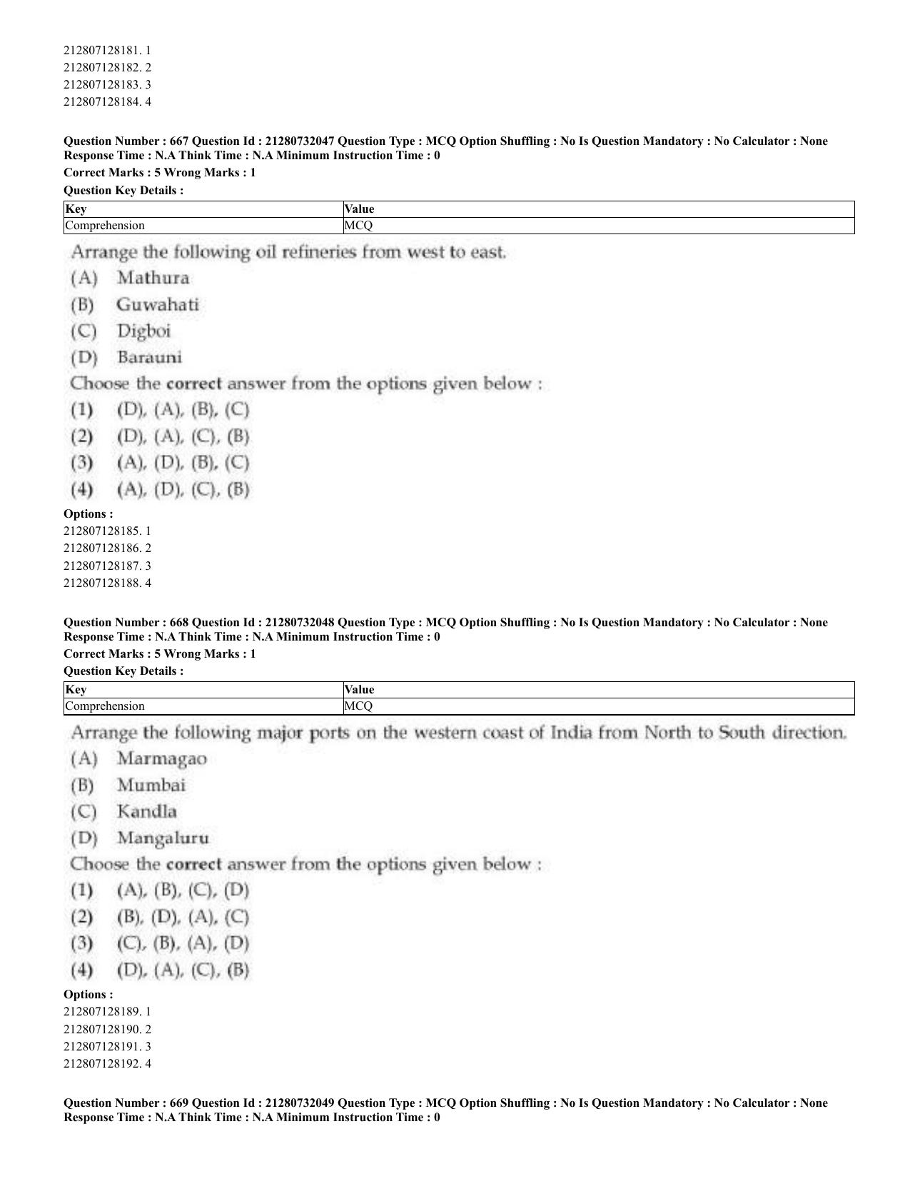 CUET 2023 English Odia Shift 3 Question Papers - Page 332