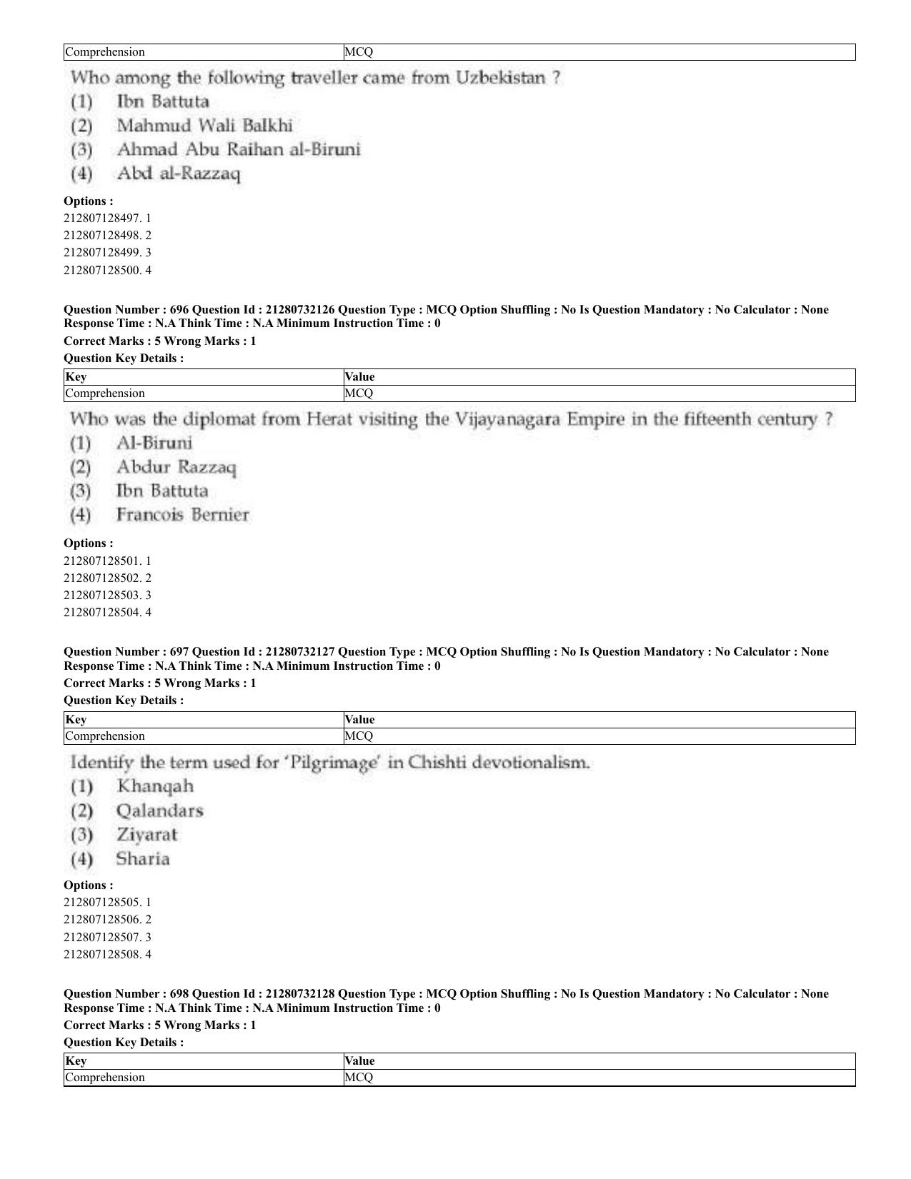 CUET 2023 English Odia Shift 3 Question Papers - Page 351