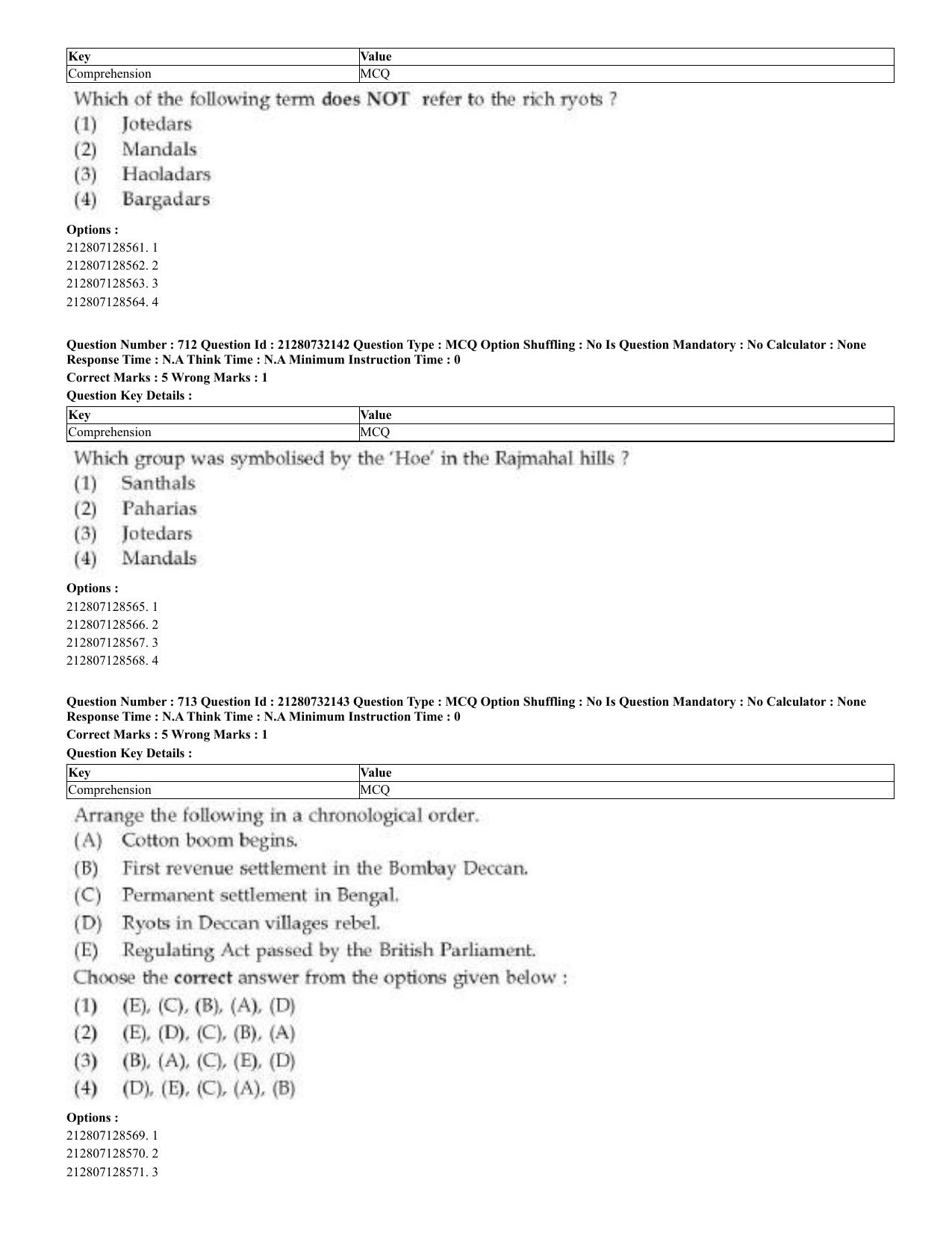 CUET 2023 English Odia Shift 3 Question Papers - Page 357