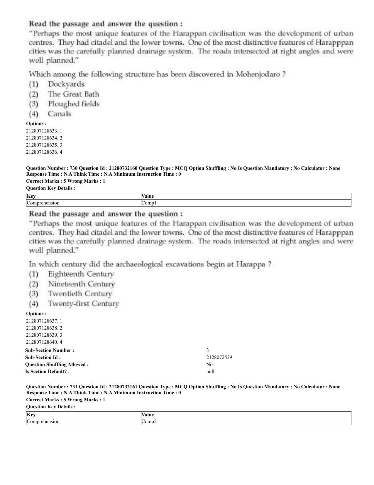 CUET 2023 English Odia Shift 3 Question Papers - Page 364