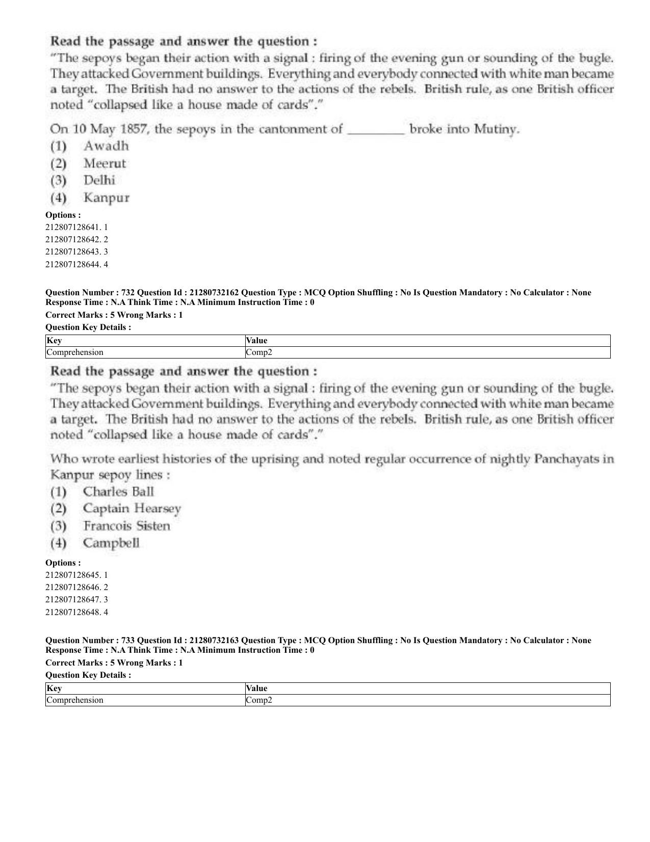 CUET 2023 English Odia Shift 3 Question Papers - Page 365