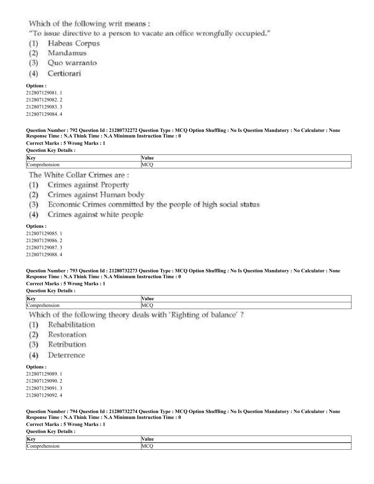 CUET 2023 English Odia Shift 3 Question Papers - Page 395
