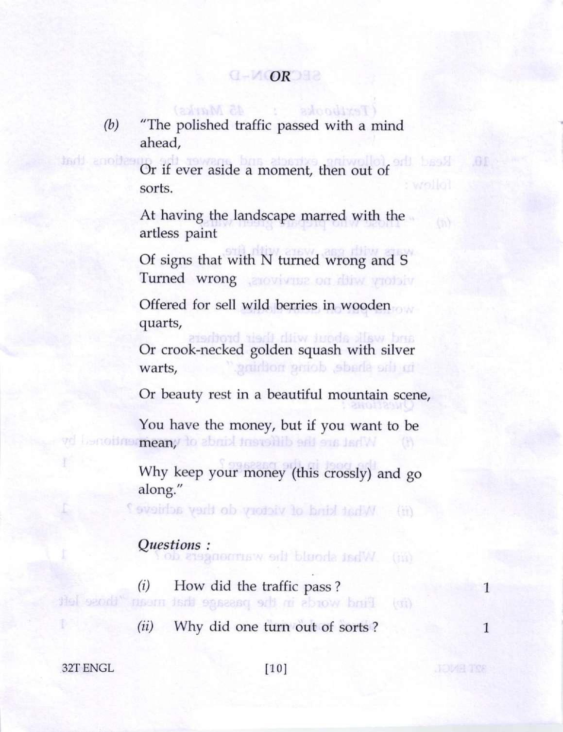 Assam HS 2nd Year English 2022 Question Paper - Page 10