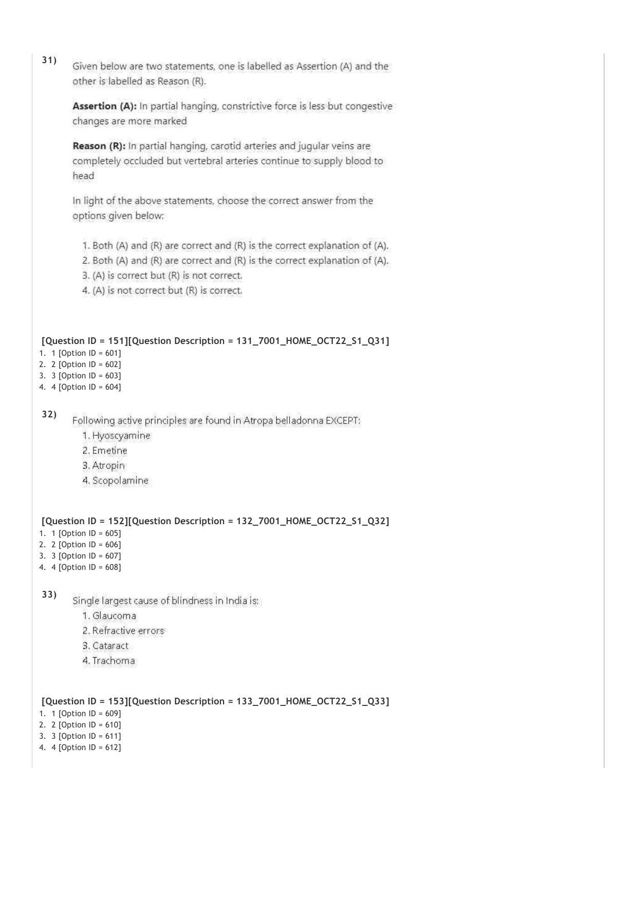 AIAPGET 2022 Homeopathy Question Paper - Page 11