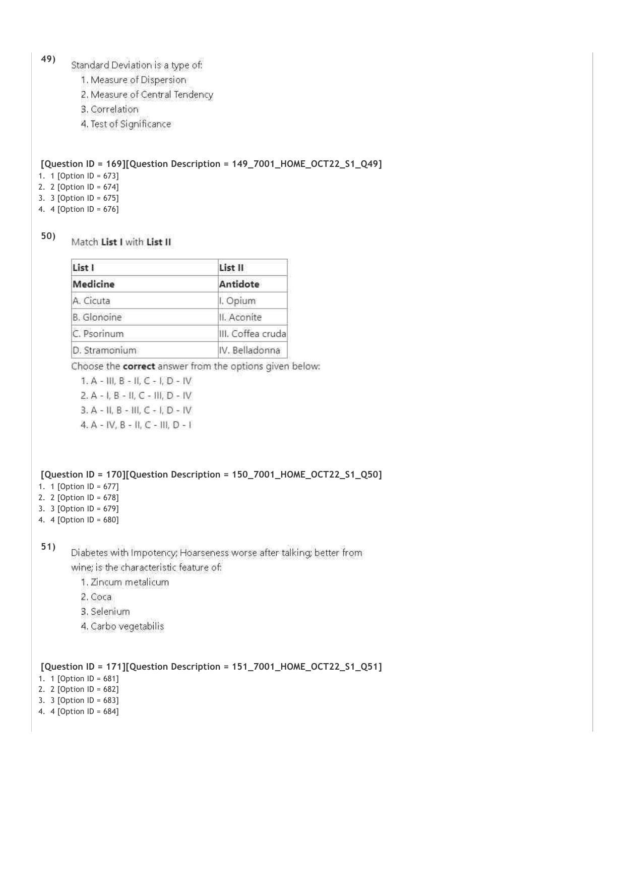 AIAPGET 2022 Homeopathy Question Paper - Page 18