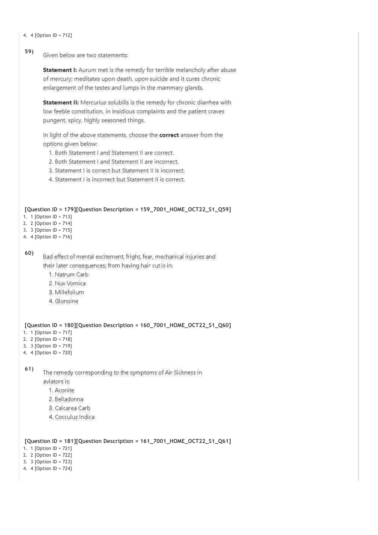 AIAPGET 2022 Homeopathy Question Paper - Page 21