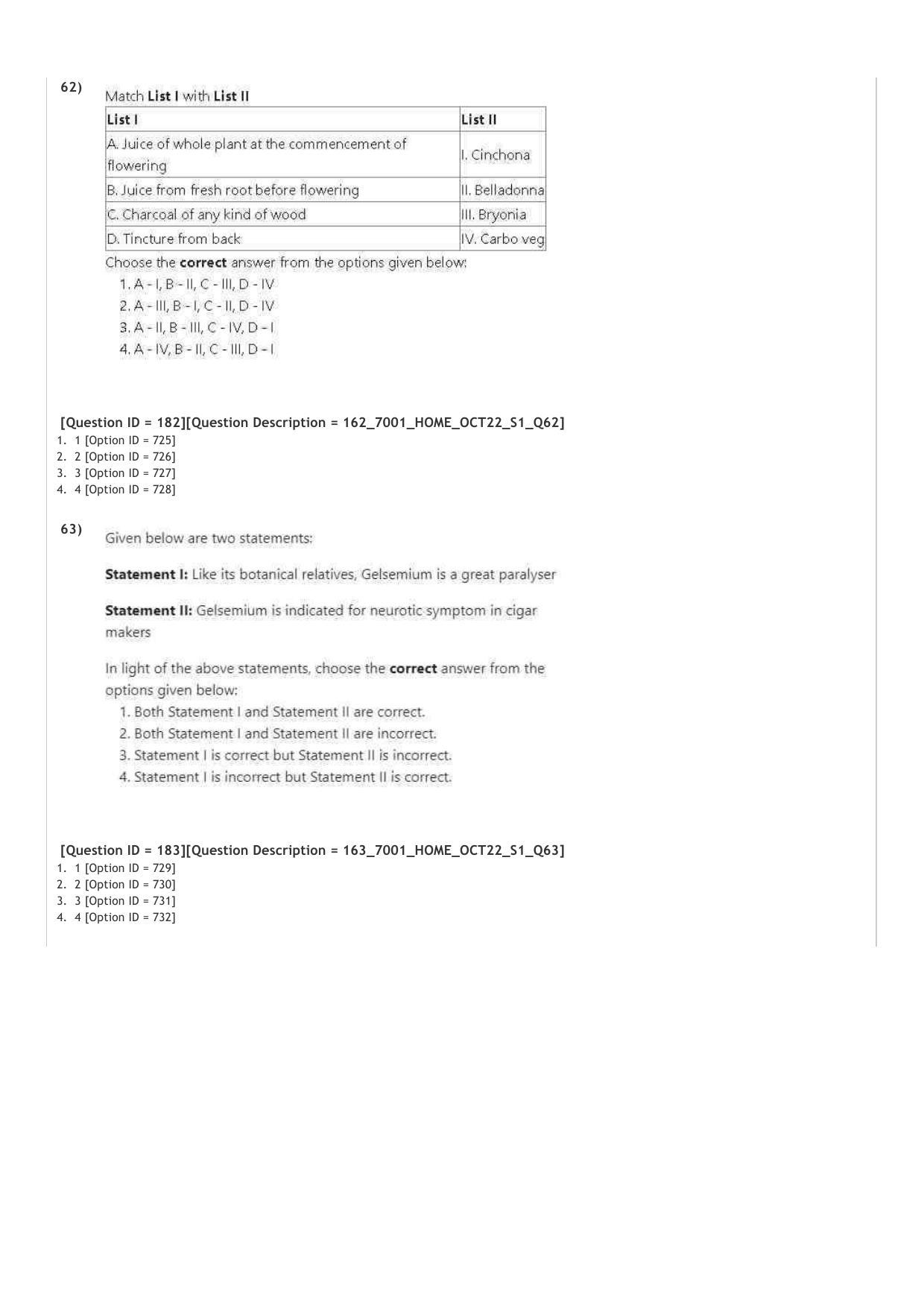 AIAPGET 2022 Homeopathy Question Paper - Page 22