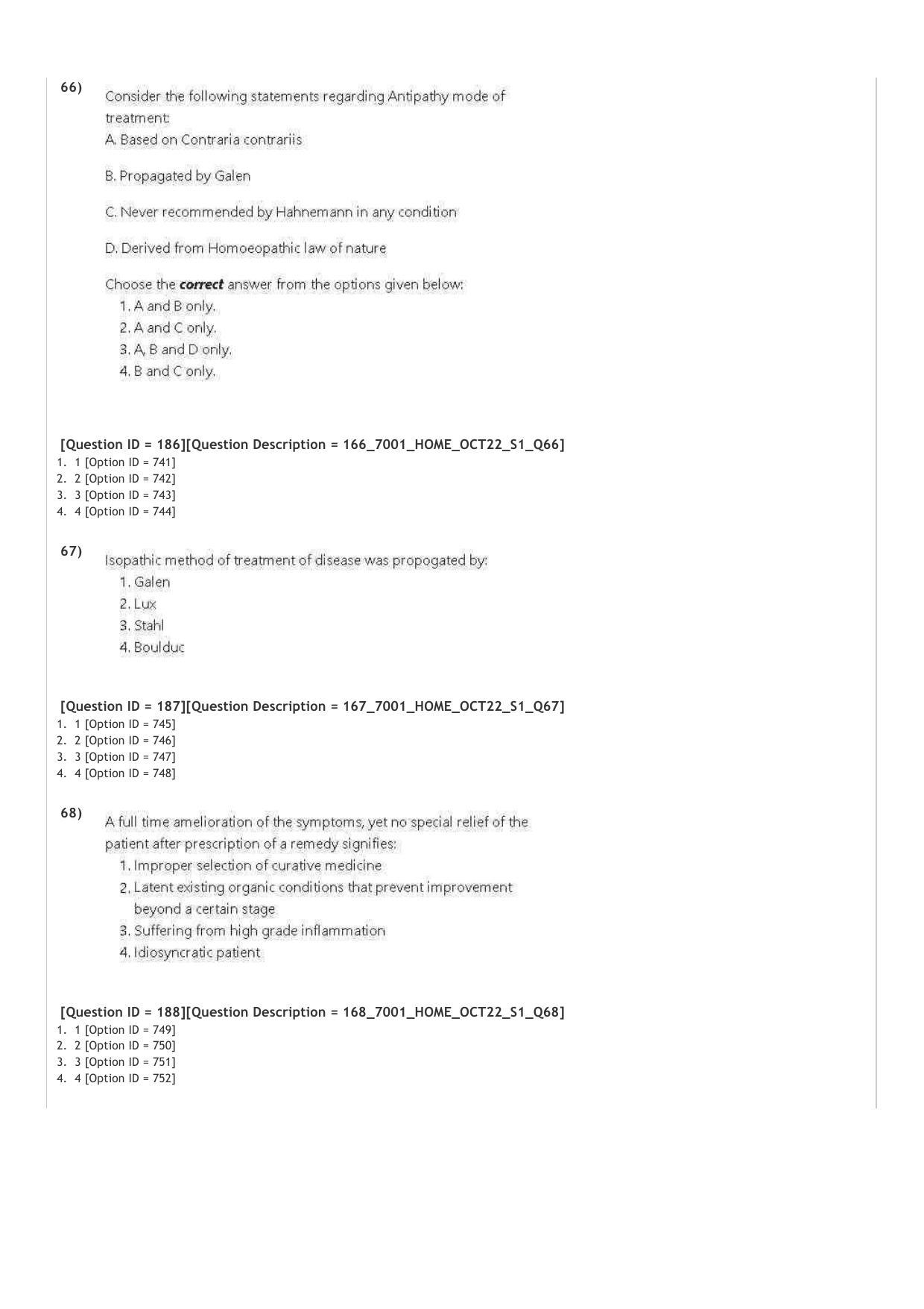 AIAPGET 2022 Homeopathy Question Paper - Page 24