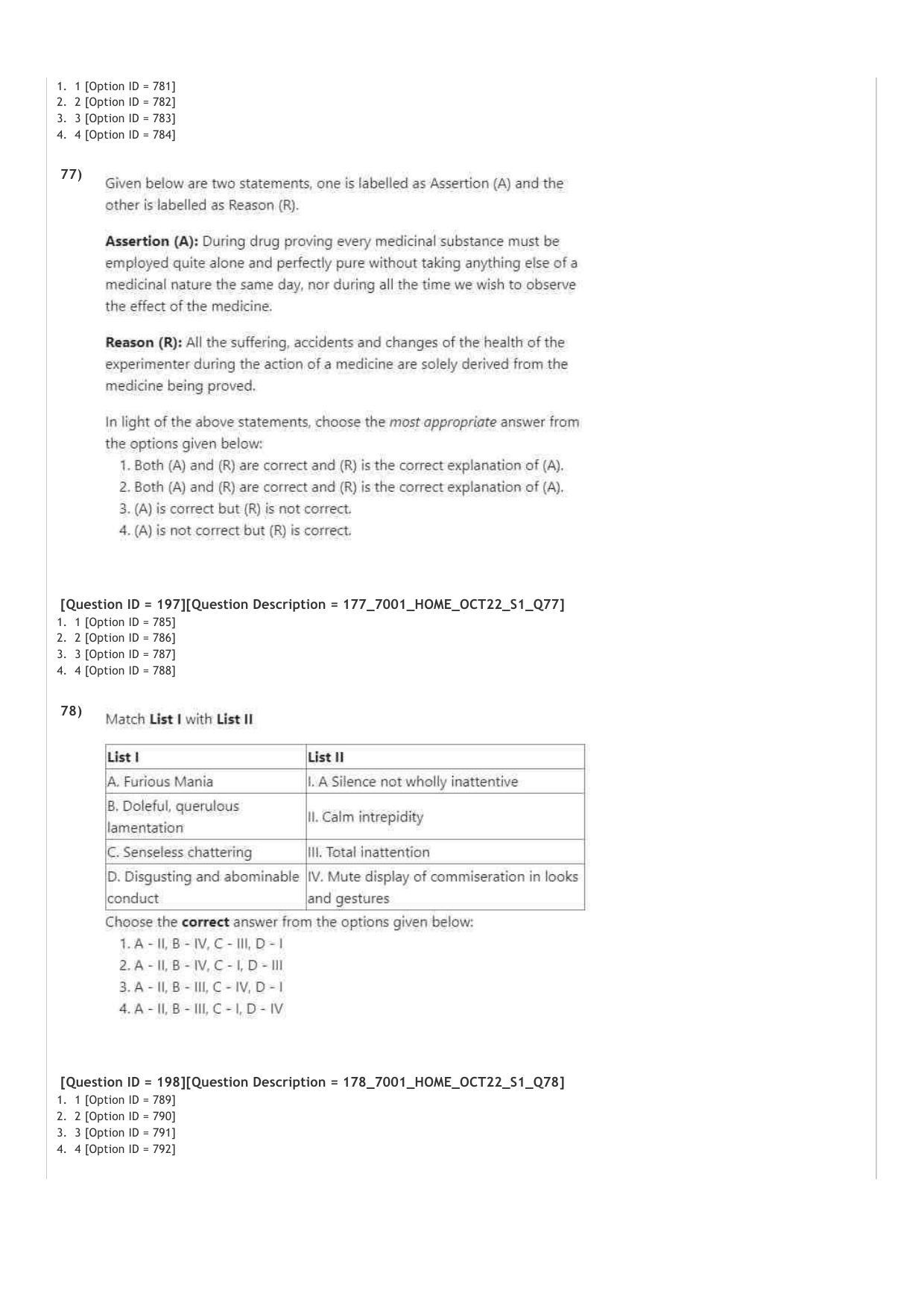 AIAPGET 2022 Homeopathy Question Paper - Page 28