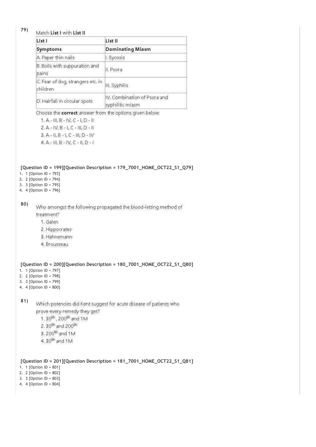 AIAPGET 2022 Homeopathy Question Paper - Page 29