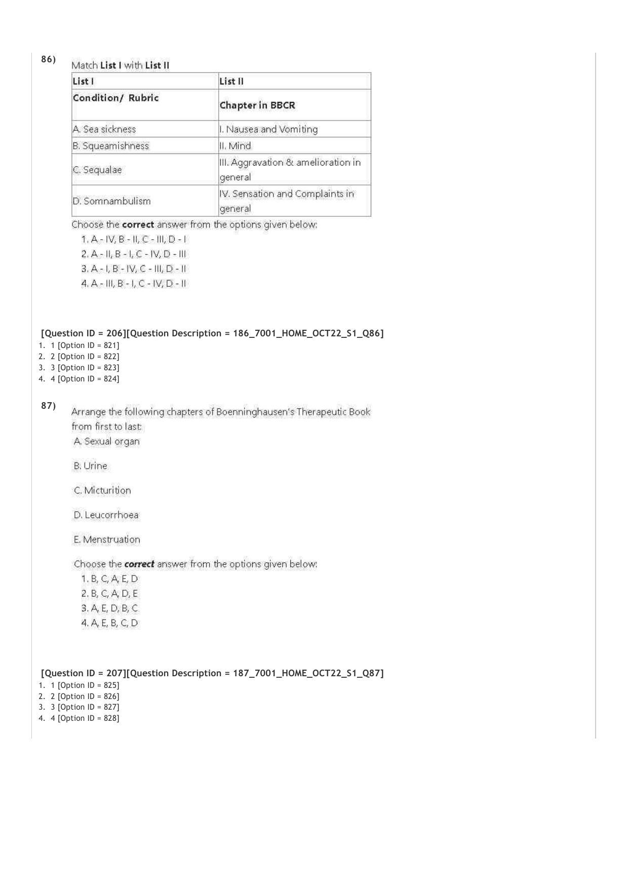 AIAPGET 2022 Homeopathy Question Paper - Page 31